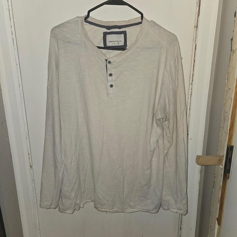 Pd-c Men's White and Cream Shirt